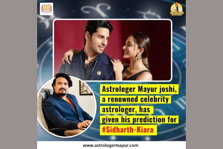 Astrologer Mayur Joshi Predicts for Bollywood Big Wedding Sid-Kiara