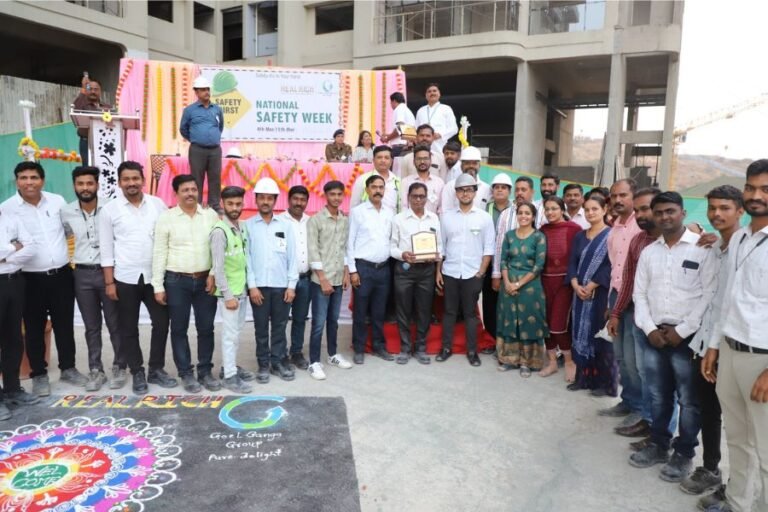 Goel Ganga Group celebrates Safety week at Ganga Dham Towers, Ganga Dham and Ganga Altus, Kharadi, Pune